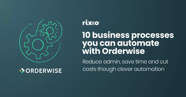 Processes you can automate with Orderwise